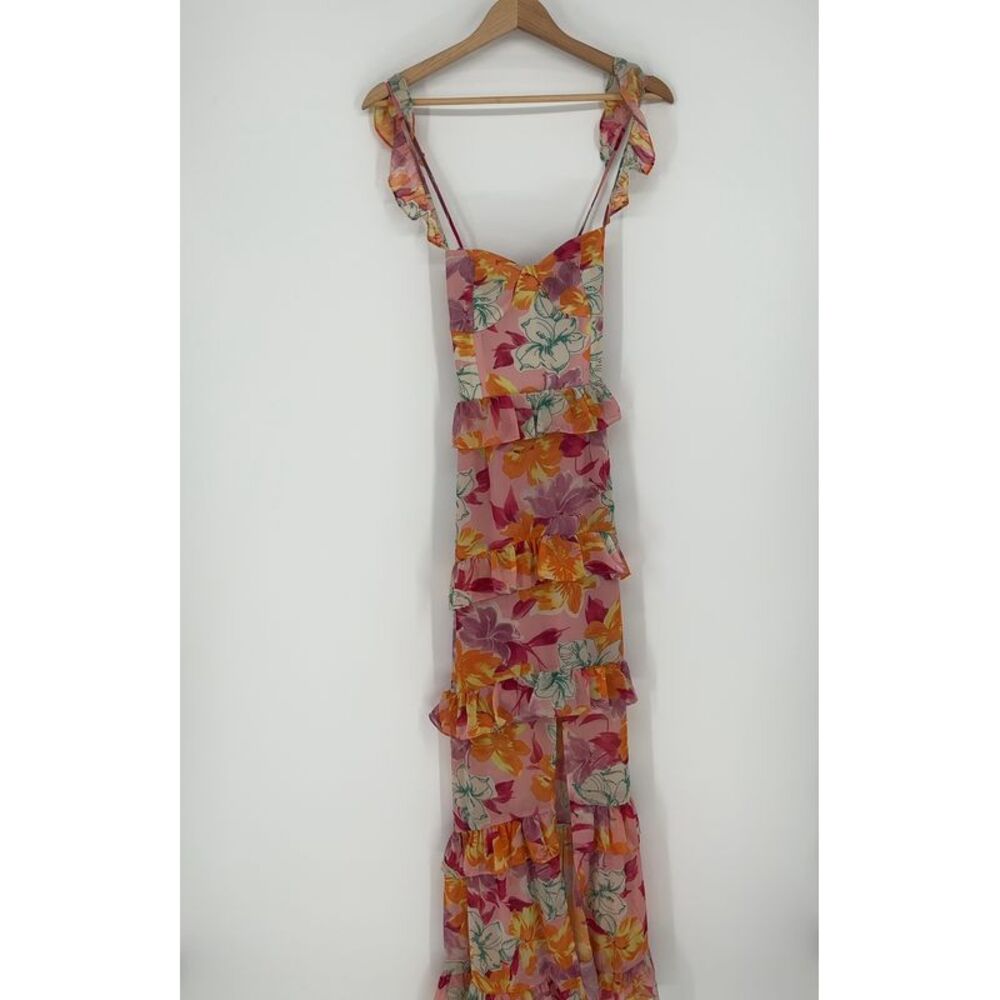 Wayf Floral Tiered Ruffle Maxi Dress - Picture 1 of 3
